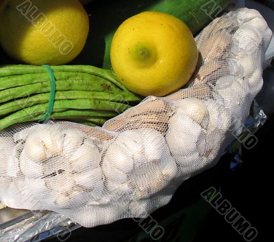 lemons beans and garlic