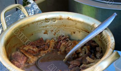 A pot of thai stew