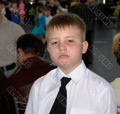 serious boy
