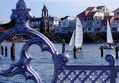 view from Swanage pier