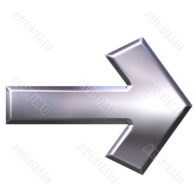 3D Silver Arrow