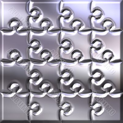 3D Silver Puzzle