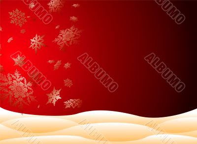 snowy christmas