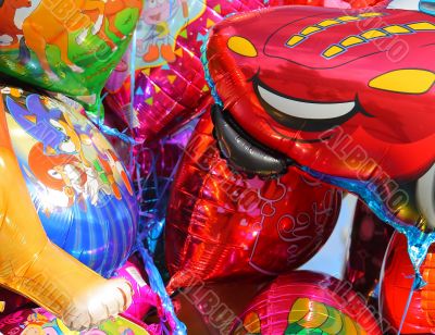 Many-colored spheres