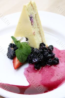 Wildberry cheesecake
