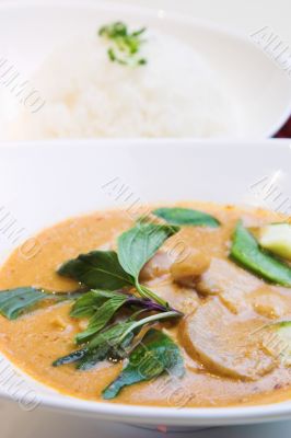 Thai Style Red Curry Chicken