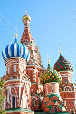 St.Basil cathedral in Moscow, Russia.