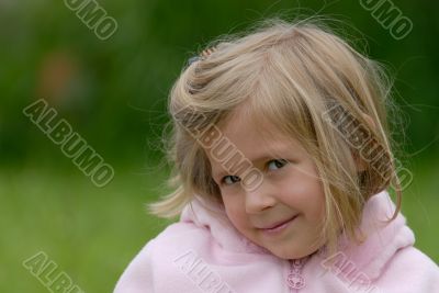 the little girl