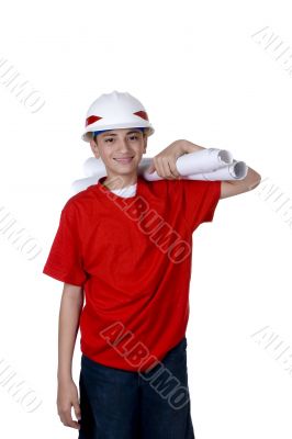 Boy Construction Worker
