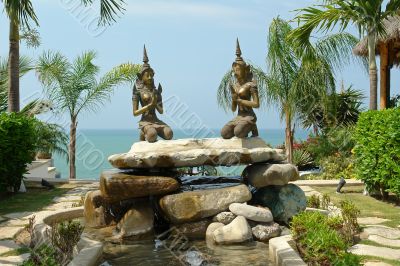 two sculpture