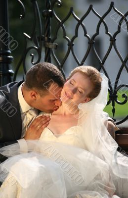 Newly-married couple