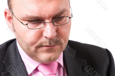 Serious businessman