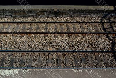 Train Tracks from above