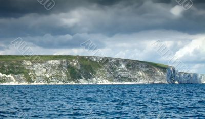 Dorset coast from the sea