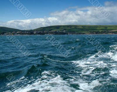 Dorset coast from the sea