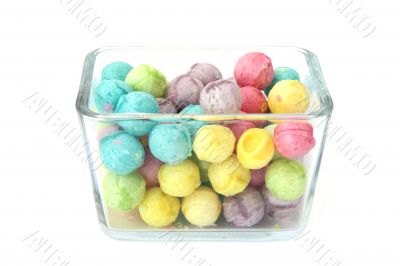 colorful sweets isolated