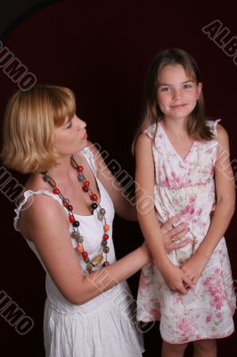 mother and daughter
