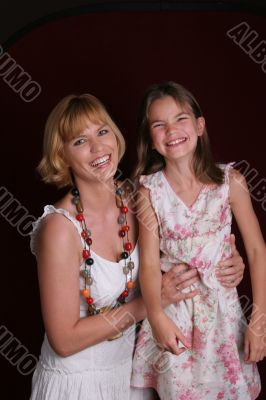 mother and daughter
