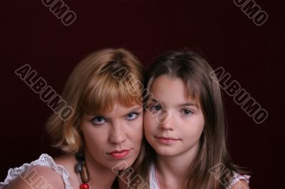 mother and daughter