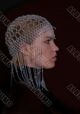 blond in darkness