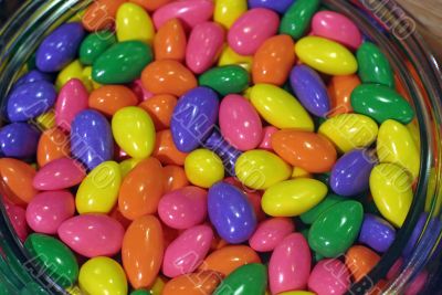 Colored Candy Eggs