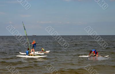 windsurfing lesson