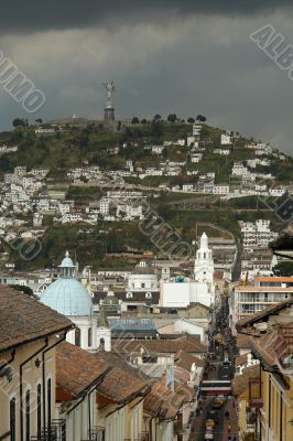 view on quito city