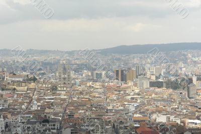 view on quito city