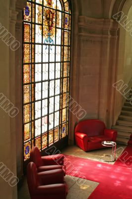 Sofas stained glass