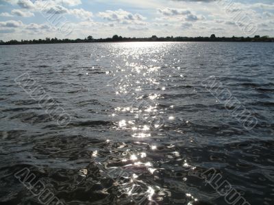 sunshine over the river