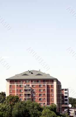 Urban Apartment Building