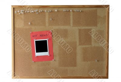 cork board - isolated