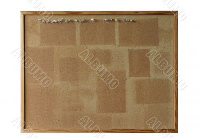 cork board - isolated