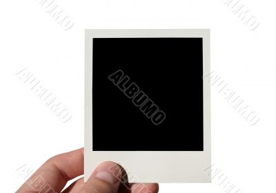 blank photo frame