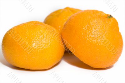 Three tangerines