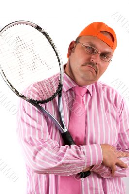 Active businessman