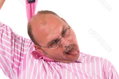 On his last string