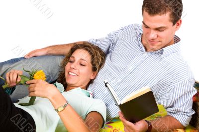 Enjoying a picnic