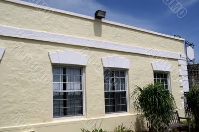 Yellow Stucco Building