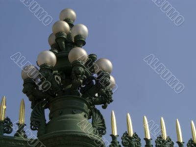 Multi-Lamp Lamppost