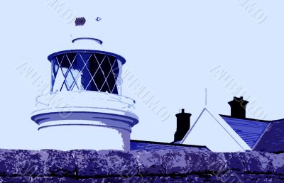 abstract of lighthouse