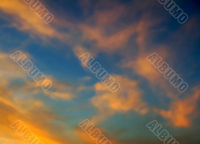 evening sky
