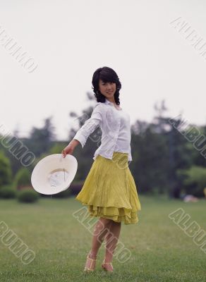 Aisan Young Woman