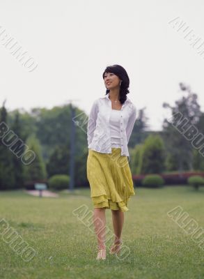 Aisan Young Woman