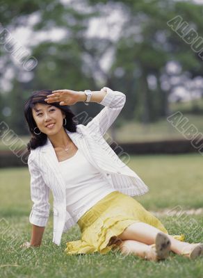 Aisan Young Woman