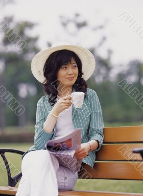 Aisan Young Woman
