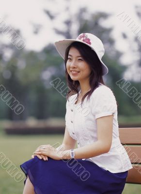 Aisan Young Woman