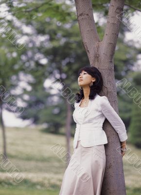 Aisan Young Woman