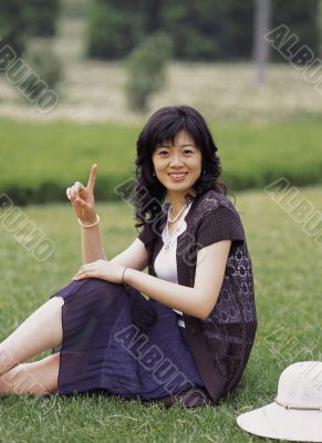 Aisan Young Woman
