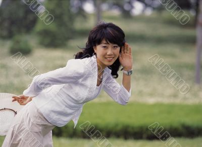 Aisan Young Woman